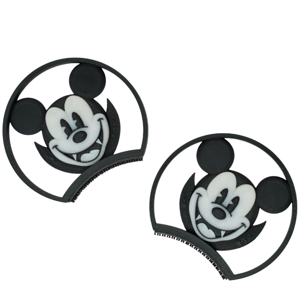 Factory 55 - VAMPIRE MICKEY MOUSE Purse + Interchangeable Ears (Glow in Dark) - Picture 3 of 9